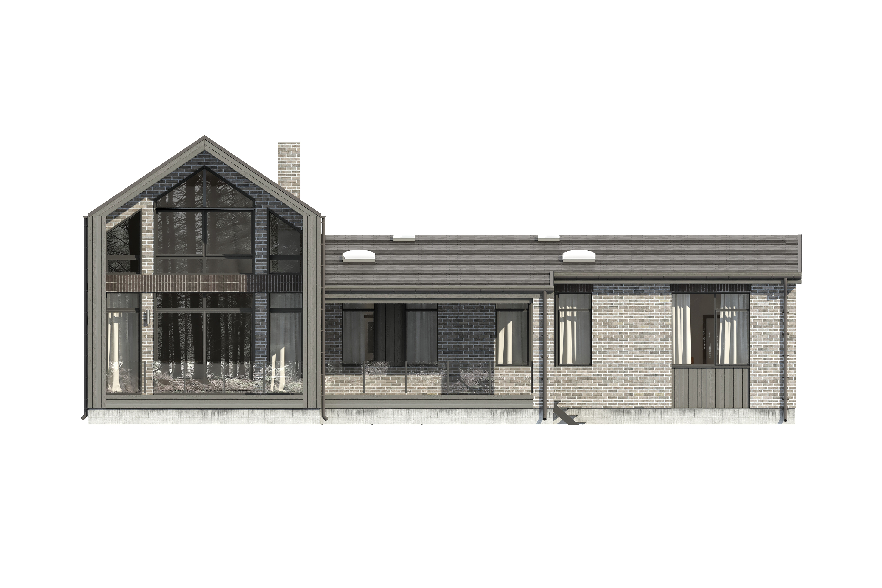 Проект дома K22552 площадью 255 кв. м в Тюмени